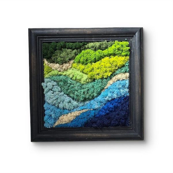Moss Waves Wall Art