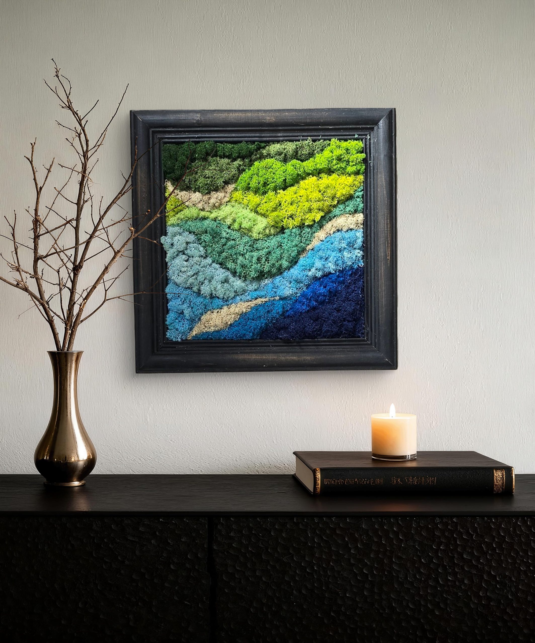 Moss Waves Wall Art - Image 3